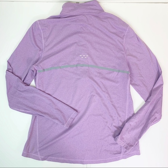Champion zip front long sleeve violet pullover L - Picture 2 of 8